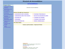 Tablet Screenshot of directorio.aeromodelismo.com.es